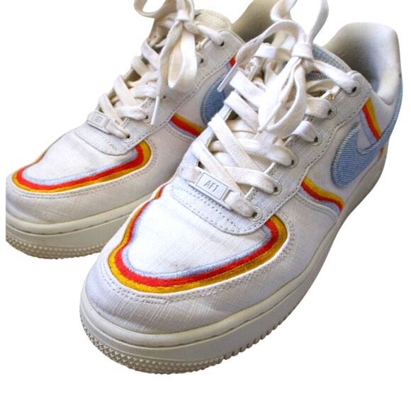 nike air force lv8 denim swoosh